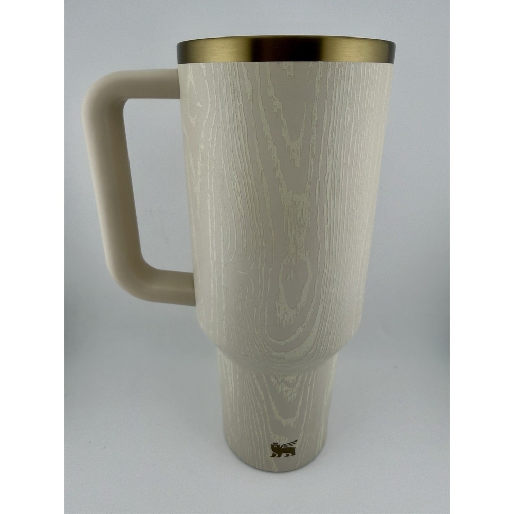 STANLEY Quencher Protour Tumbler 40oz Birch Woodgrain Cream-Rose Lid - Ltd. Ed. - Picture 9 of 16